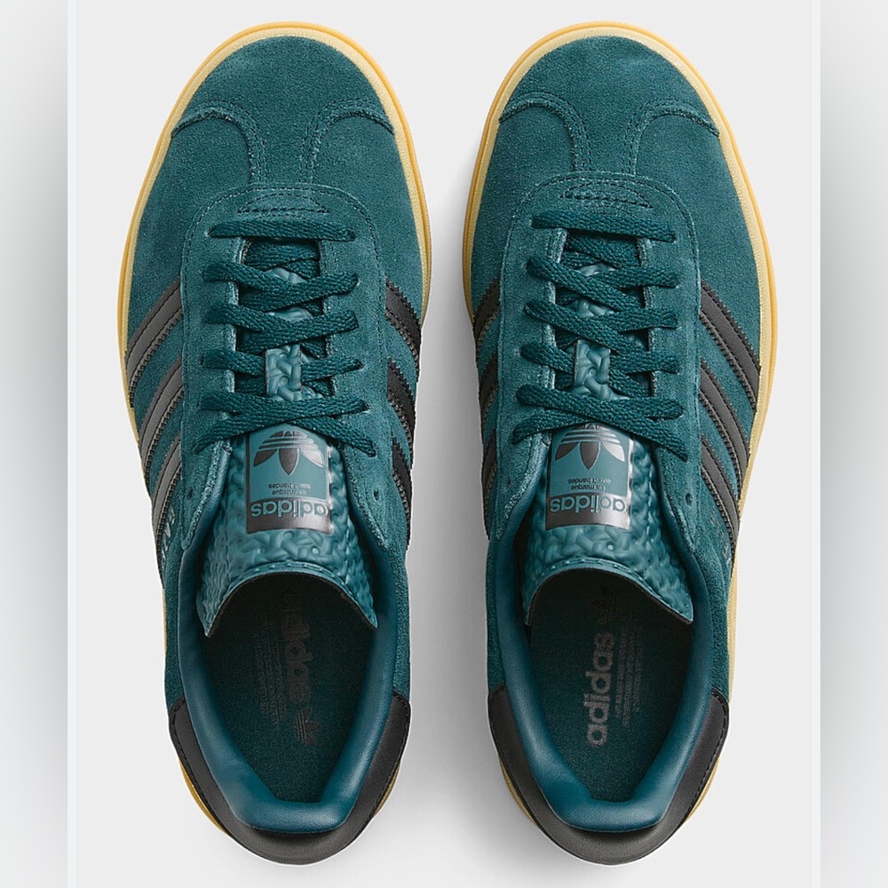 Adidas Originals Gazelle Bold Platform Sneakers Forest Green Women’s US 8.5